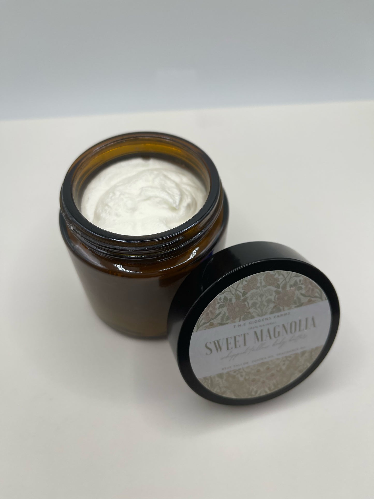 Sweet Magnolia Whipped Tallow (4 ounce glass jar)