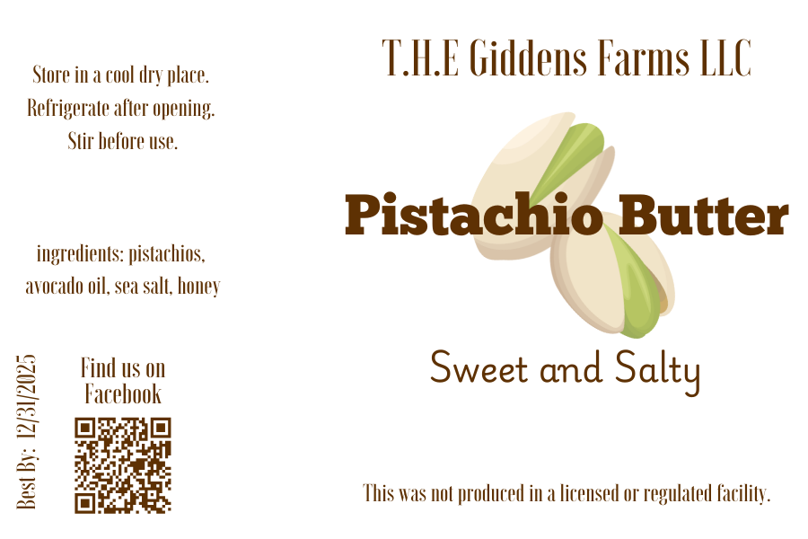 Pistachio Butter