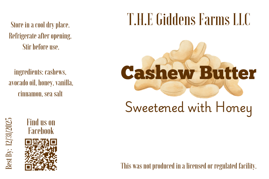 Cashew Butter