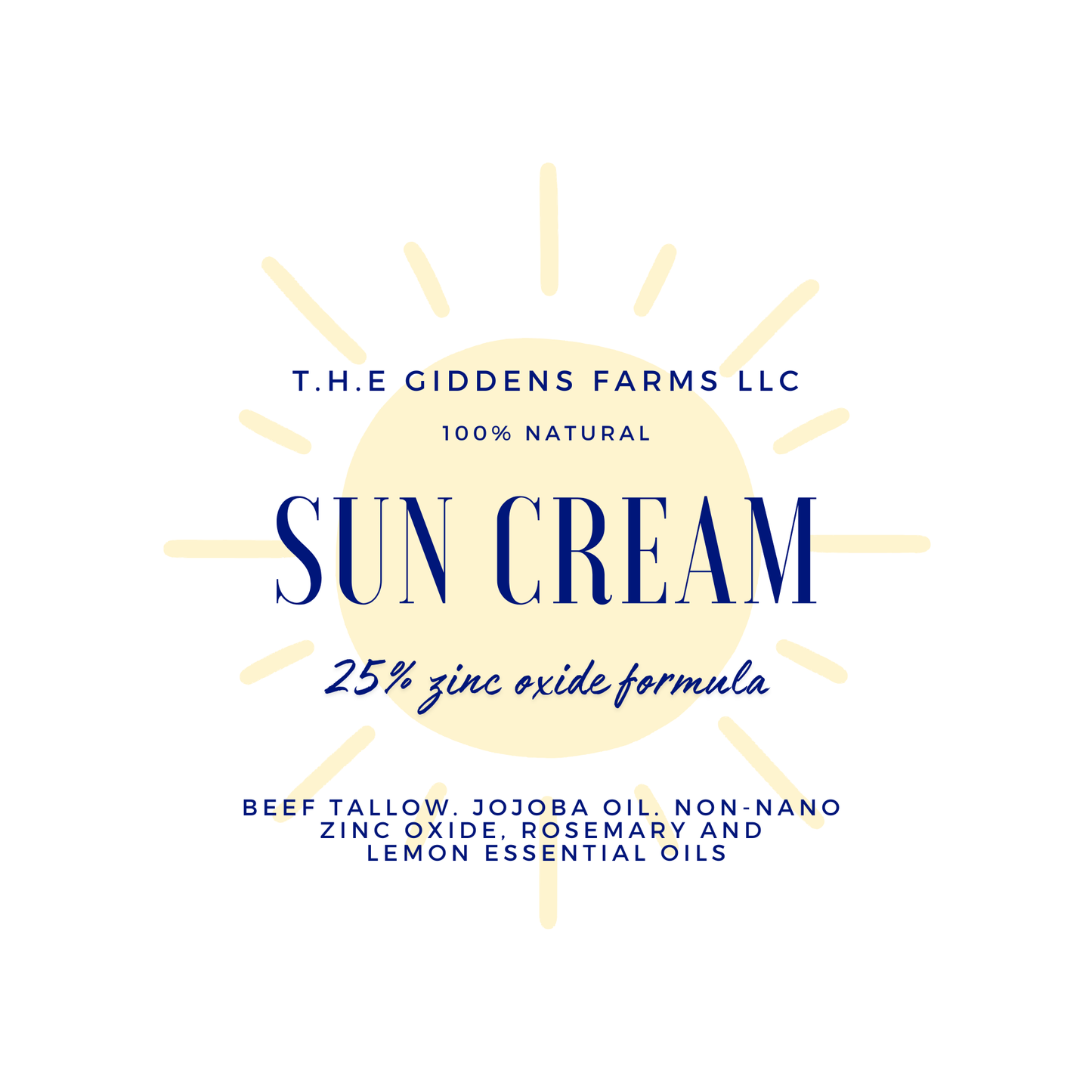 Whipped Tallow Sun Cream