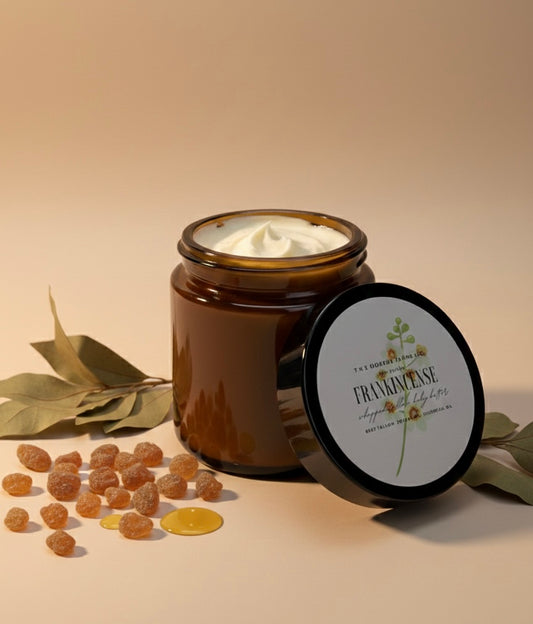 Frankincense Whipped Tallow (4 ounce glass jar)