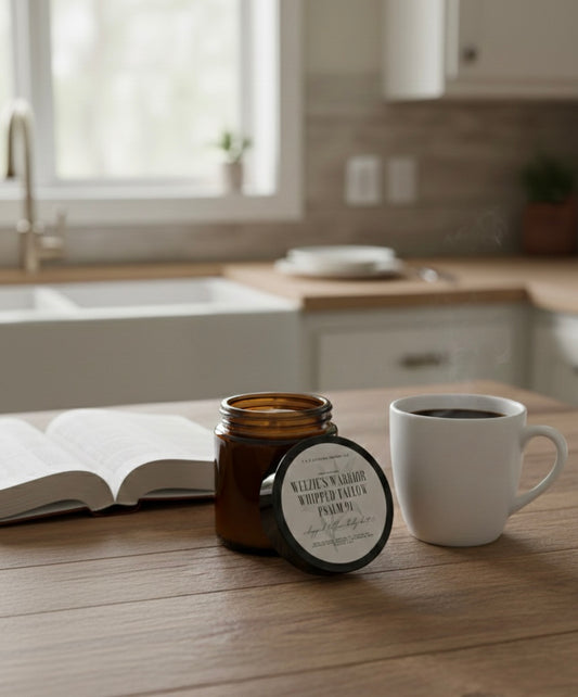 Weezie’s Warrior Whipped Tallow Psalm 91 – Whipped Tallow (4 ounce glass jar)