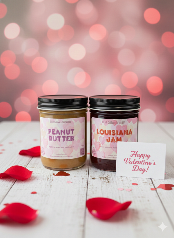 We're Better Together! PB and J! Peanut Butter and Louisiana Jam Combo!