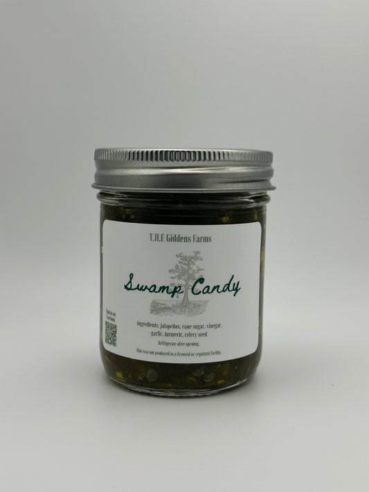 Swamp Candy (candied jalapeños)