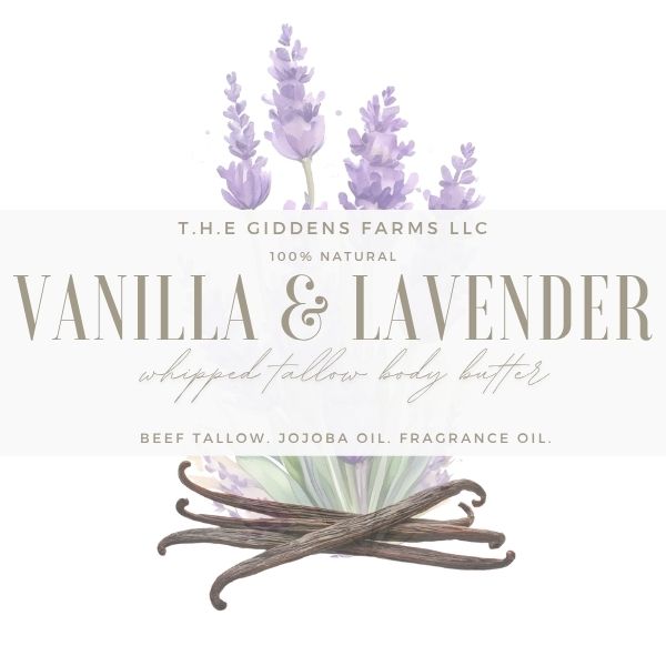 Lavender Vanilla Whipped Tallow