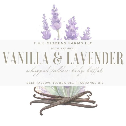 Lavender Vanilla Whipped Tallow